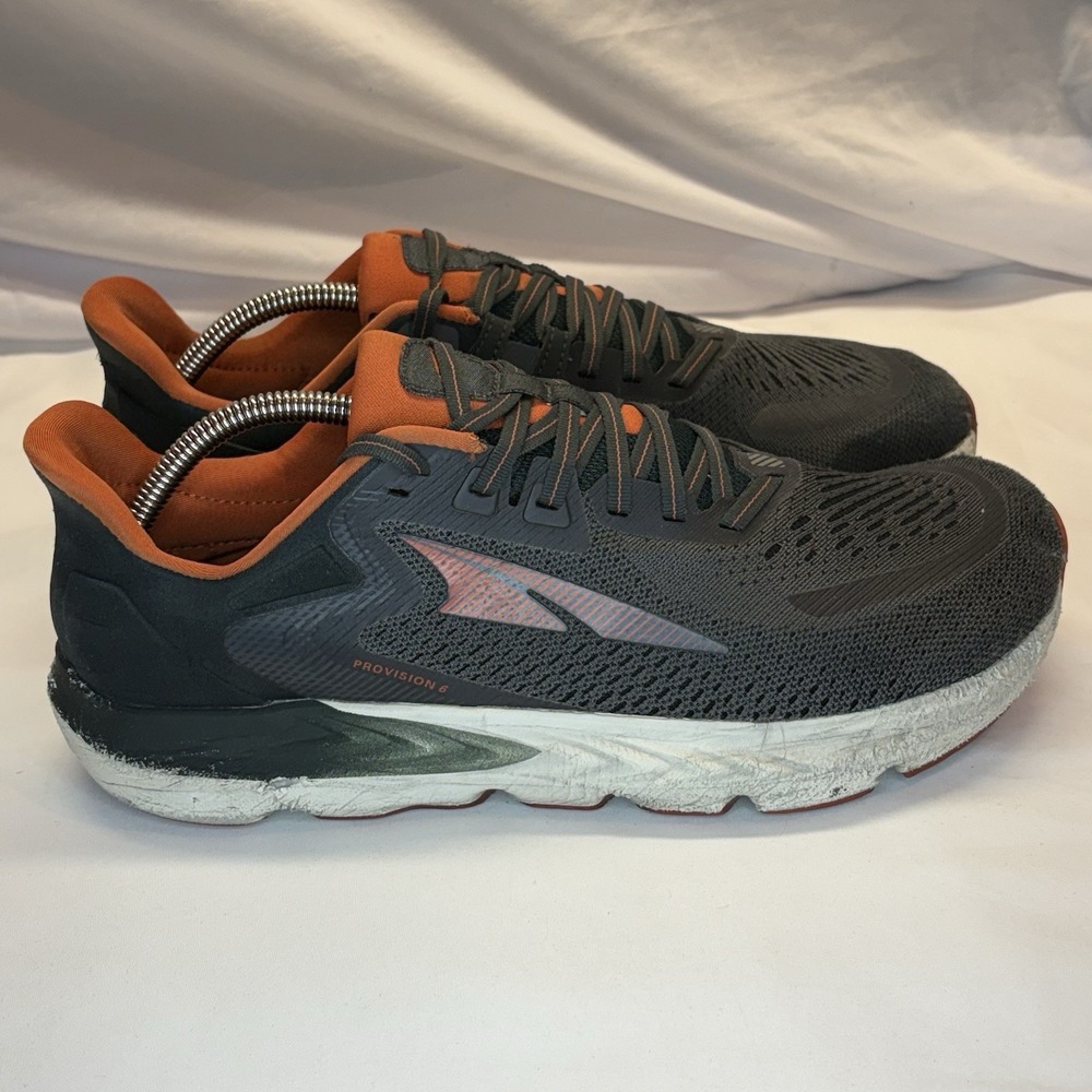 Altra Provision 6 Shoes Mens Size 10.5 Gray Orange Running Sneakers AL0A5475000